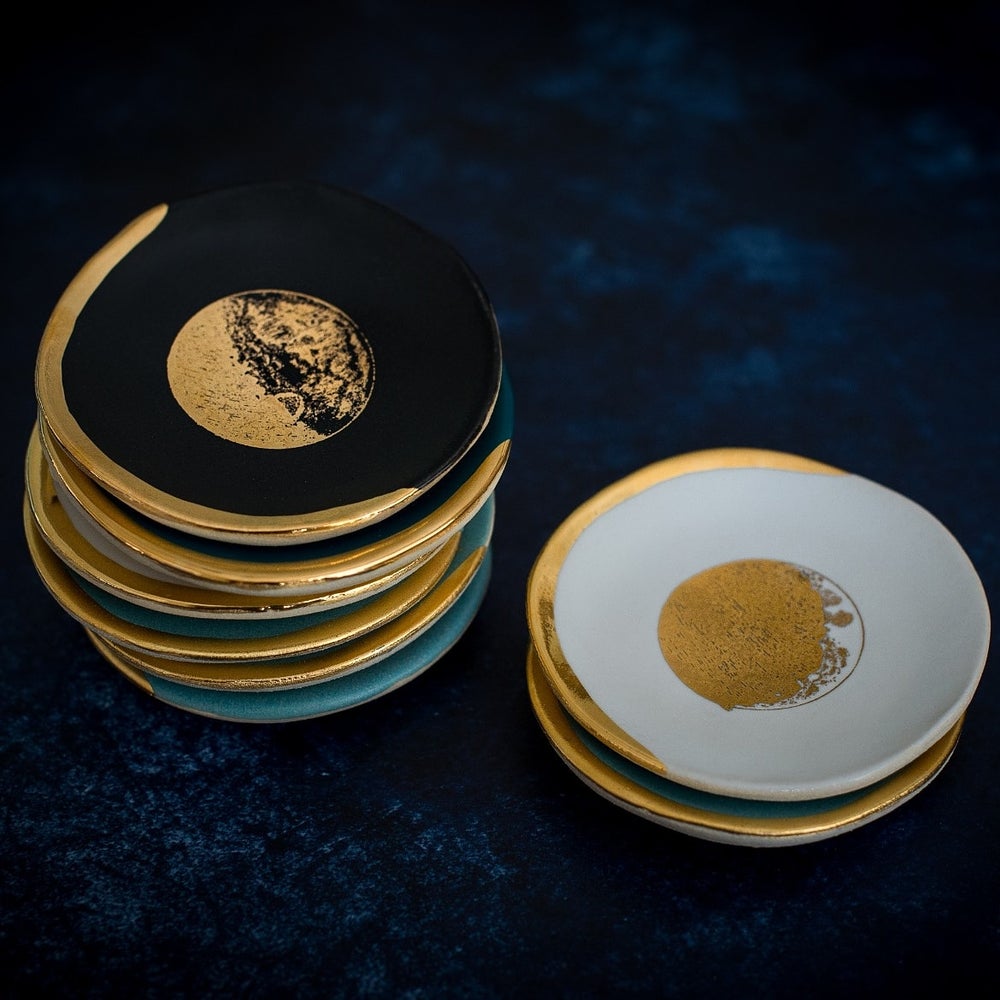 Phases of the Moon Ring Dish