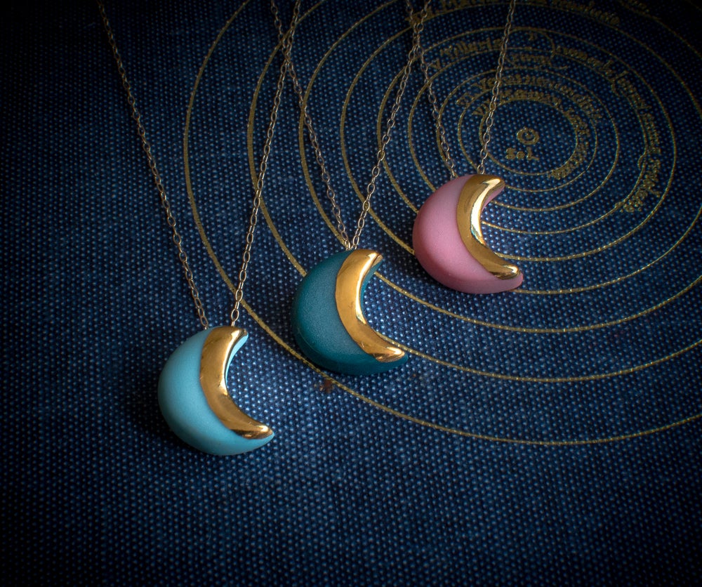 Crescent Moon Earrings (more colours)