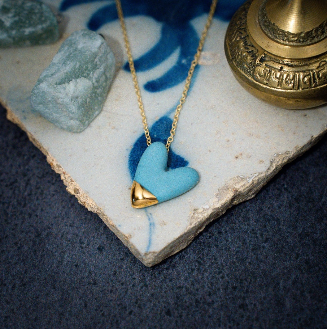 Gold-Dipped Hearts (7 Colours)