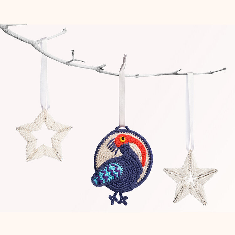 Brave Ibis Ornament, Made by Syrian Refugees in Turkey